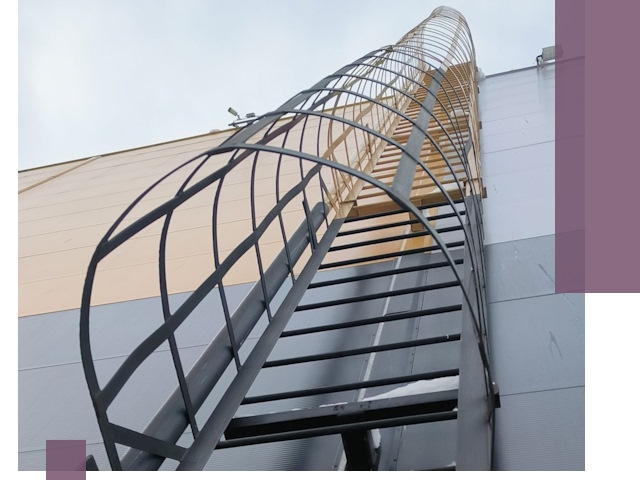 Изготовление и монтаж пожарных лестниц в Тынде профессионально