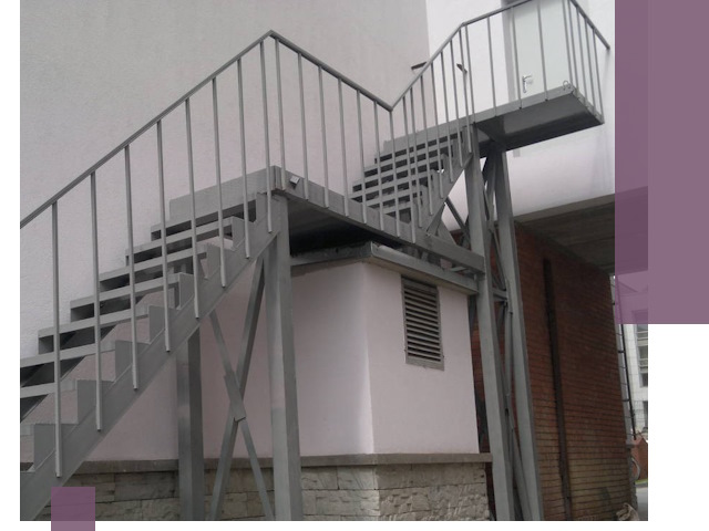 Монтаж пожарных лестниц под ключ в Тынде с гарантией качества