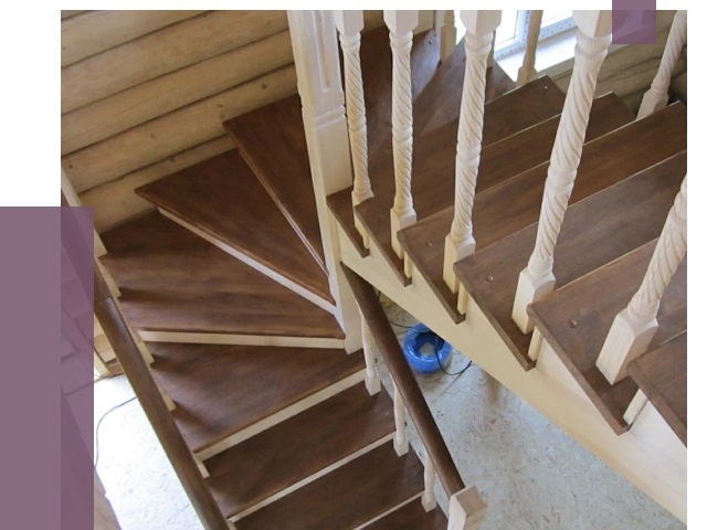 Реставрация деревянных лестниц в Тынде от 4316 руб.