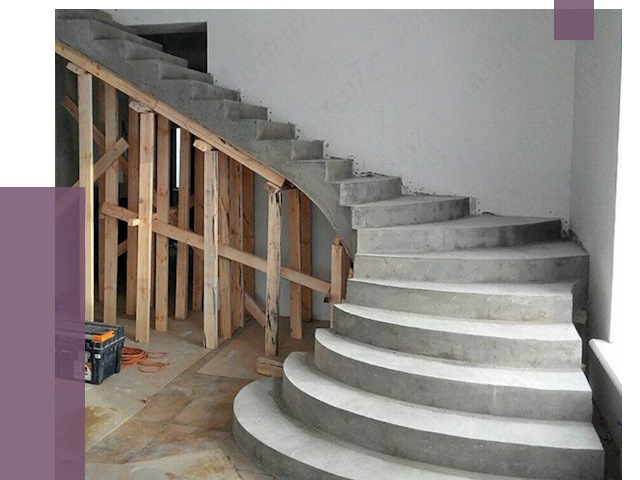 Изготовление бетонных лестниц под ключ в Тынде от 20040 руб. | ПРОЛЁТ-Тнд