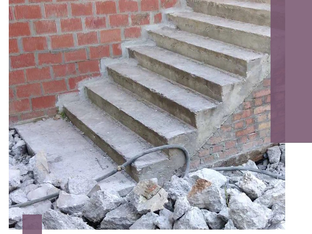 Демонтаж бетонных лестниц в Тынде: быстро и безопасно