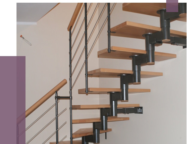 Изготовление модульных лестниц в Тынде от 11562 руб. 