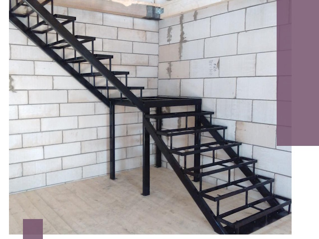 Лестницы на металлокаркасе под ключ в Тынде — изготовление и монтаж