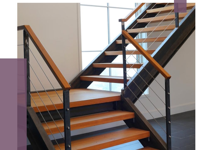 Изготовление лестниц на металлокаркасе в Тынде от 19012 руб. | ПРОЛЁТ-Тнд