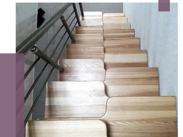 Лестницы гусиный шаг в Тынде от 13103 руб. под ключ | ПРОЛЁТ-Тнд