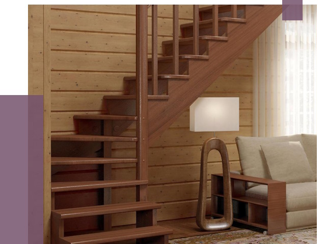 Лестницы эконом класса в Тынде от 18344 руб. бюджетные решения