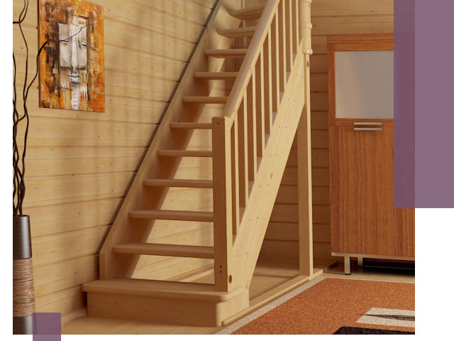 Лестницы эконом класса под ключ в Тынде — недорого и быстро