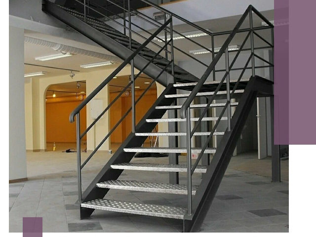 Лестницы для офиса в Тынде: изготовление, монтаж, демонтаж