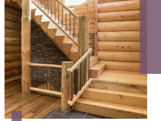 Лестницы в баню под заказ и профессиональный монтаж в Тынде