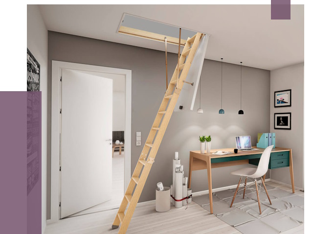 Чердачные лестницы в Тынде — от 14645 руб. | ПРОЛЁТ-Тнд