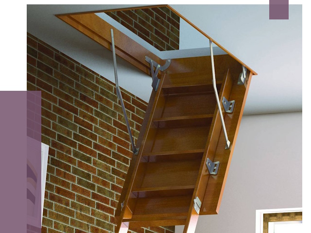 Установка чердачной лестницы в Тынде от 7862 руб. | ПРОЛЁТ-Тнд