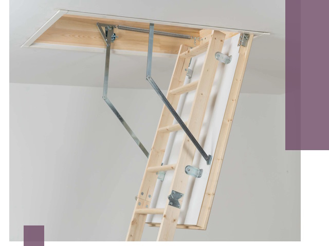 Установка чердачной лестницы под ключ в Тынде