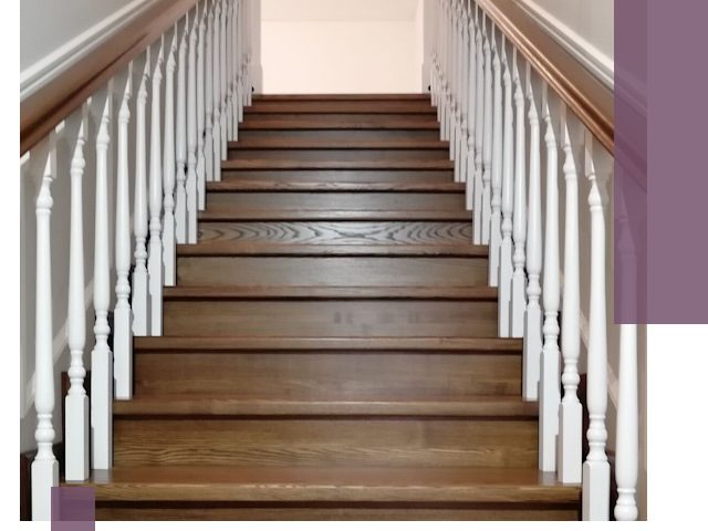 Лестницы из ясеня на заказ в Тынде — изготовление и монтаж