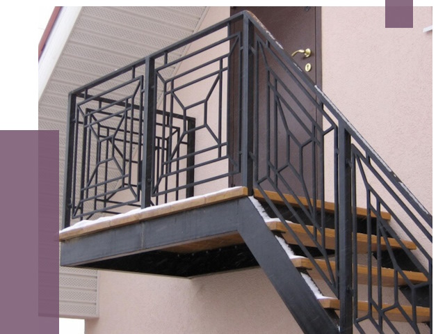 Металлические перила в Тынде от 4316 руб.  | ПРОЛЁТ-Тнд