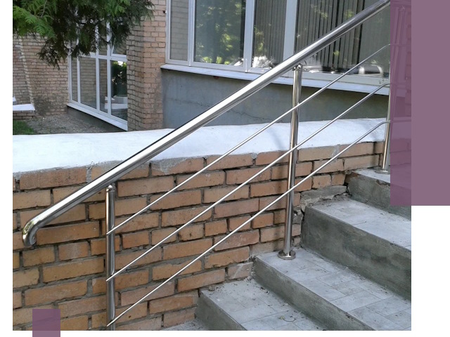 Перила из нержавеющей стали высокого качества в Тынде