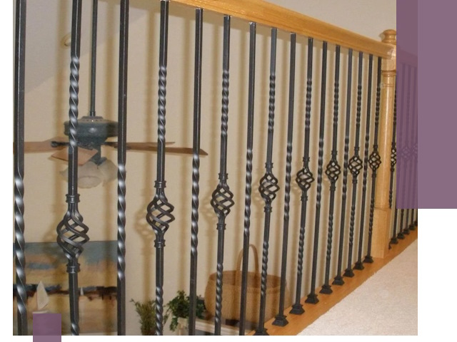 Изготовление и монтаж кованных перил в Тынде под ключ