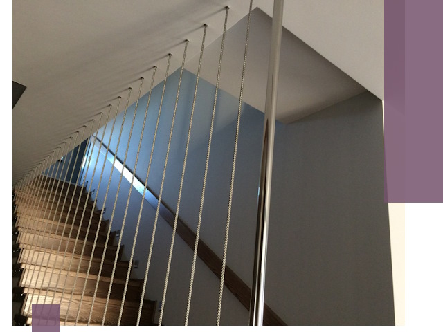 Тросовые перила под ключ в Тынде — производство и монтаж