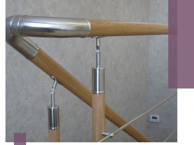 Комбинированные перила на заказ в Тынде — монтаж и производство