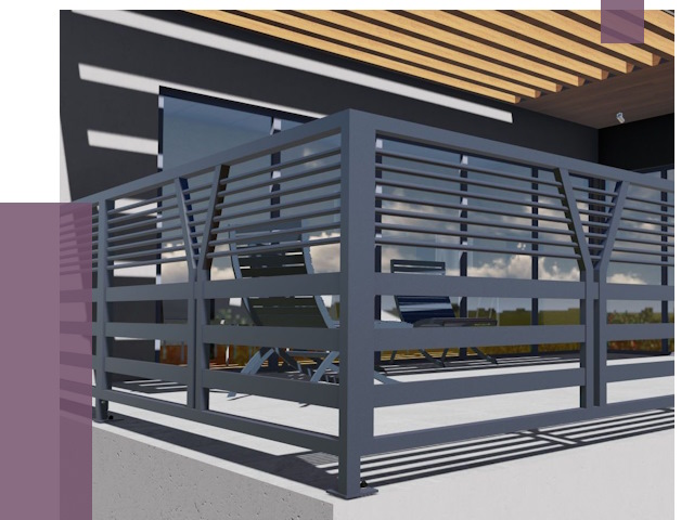 Изготовление балконных ограждений в Тынде от 10791 руб. | ПРОЛЁТ-Тнд