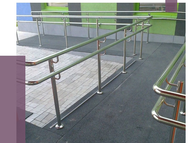 Ограждения пандусов в Тынде от 4368 руб. монтаж | ПРОЛЁТ-Тнд