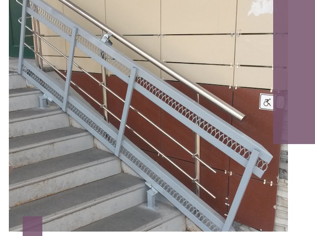 Изготовление откидных пандусов под ключ в Тынде