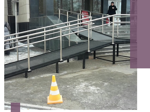 Стационарные пандусы под ключ в Тынде — изготовление и монтаж