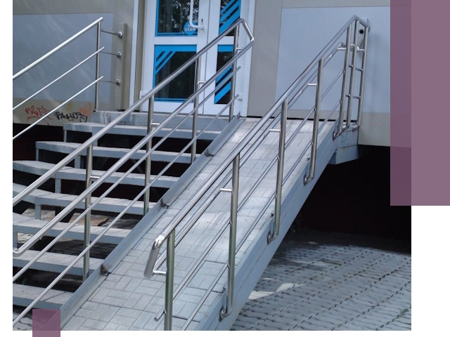 Пандус на крыльцо под ключ в Тынде: монтаж и изготовление