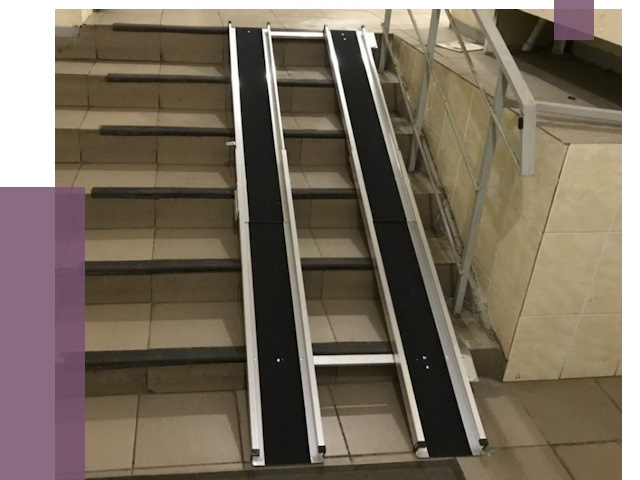 Установка пандуса в подъезд в Тынде от 8016 руб. под ключ | ПРОЛЁТ-Тнд