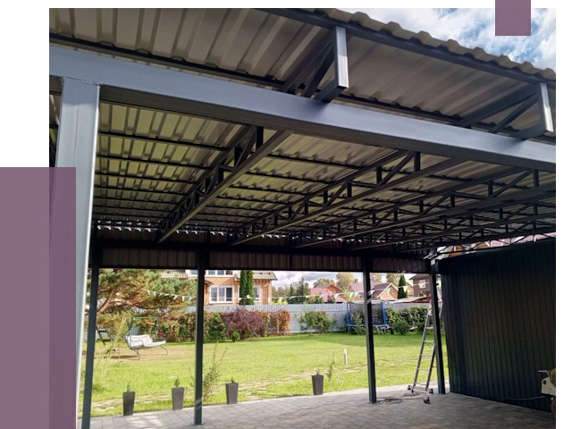 Монтаж навесов в Тынде от 7399 руб. — установка навеса | ПРОЛЁТ-Тнд