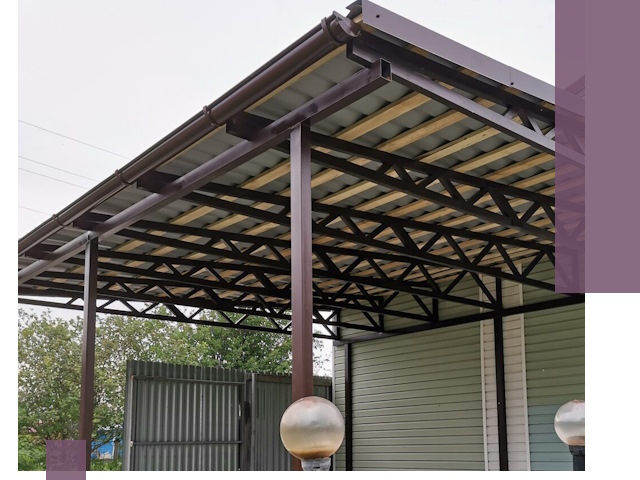 Навесы под ключ в Тынде: изготовление, монтаж и гарантия