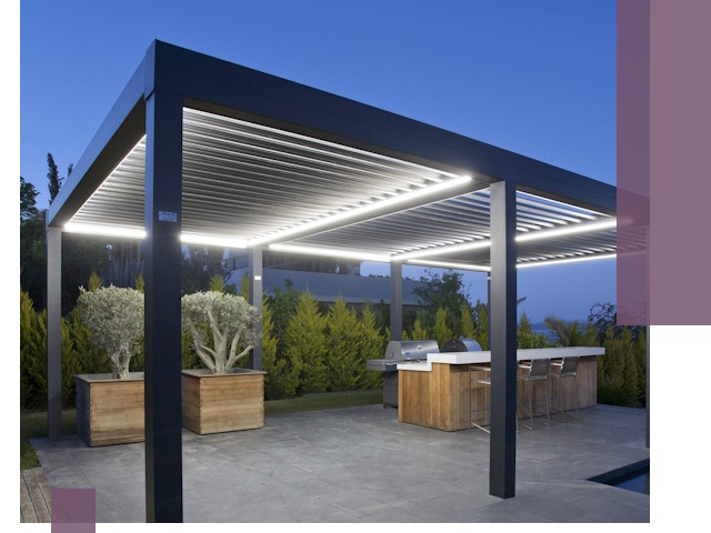 Навесы отдельно стоящие под ключ в Тынде из металла и поликарбоната