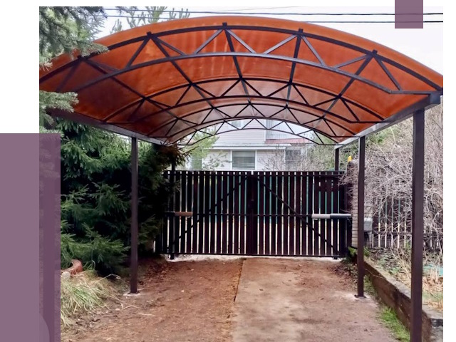 Арочные навесы в Тынде от 12795 руб. — изготовление и монтаж | ПРОЛЁТ-Тнд