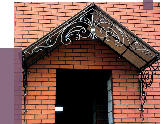 Металлические козырьки в Тынде от 10739 руб. 