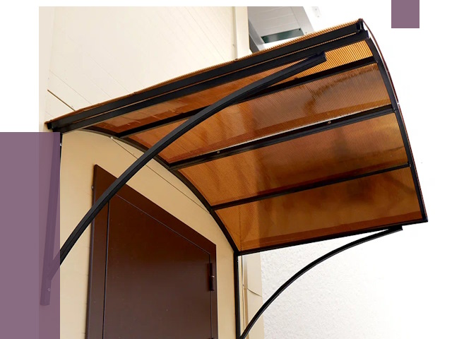 Недорогие козырьки в Тынде от 7626 руб.  | ПРОЛЁТ-Тнд