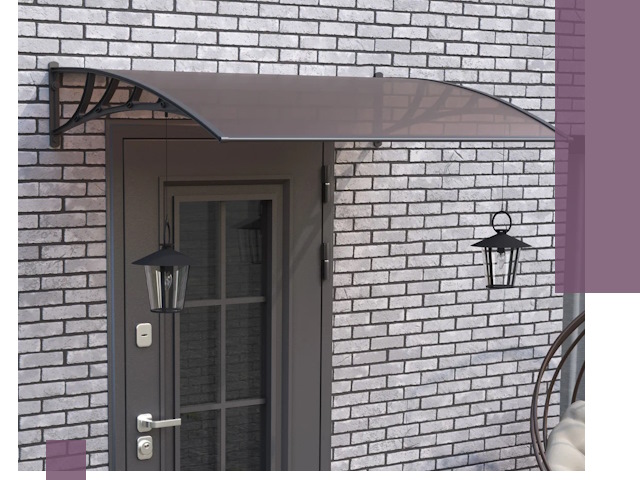 Недорогие козырьки и навесы под ключ в Тынде