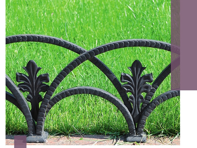 Декоративные металлические бордюры под ключ в Тынде