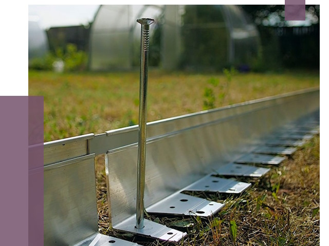 Металлические бордюры для газона в Тынде от 4316 руб. | ПРОЛЁТ-Тнд