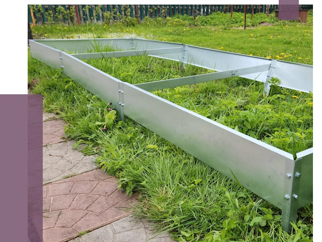 Металлические бордюры для грядок в Тынде от 1798 руб. 