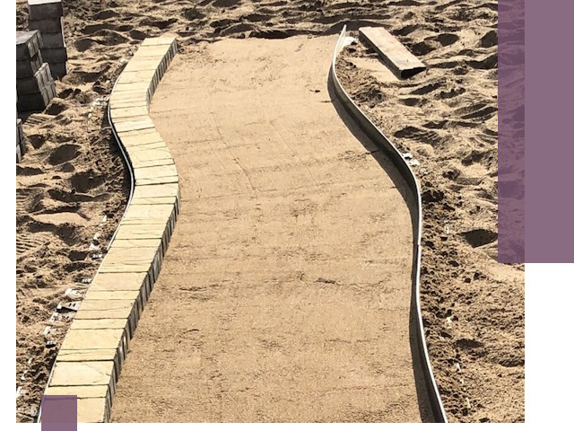 Металлические бордюры для тротуаров в Тынде — прочные и долговечные