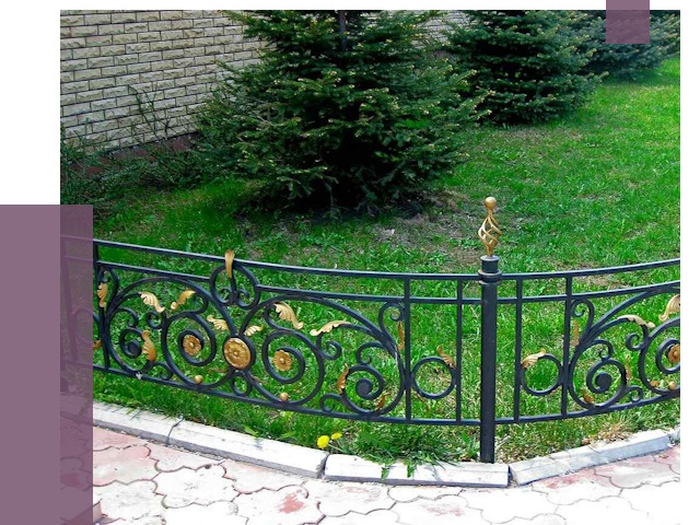 Кованые газонные ограждения в Тынде от 7656 руб. — ПРОЛЁТ-Тнд