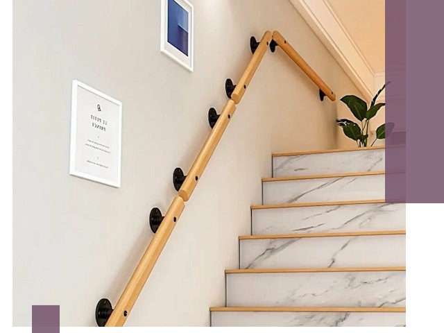 Поручни металлические и деревянные под ключ в Тынде