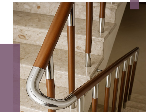 Монтаж поручней в Тынде от 9763 руб. монтаж под ключ | ПРОЛЁТ-Тнд