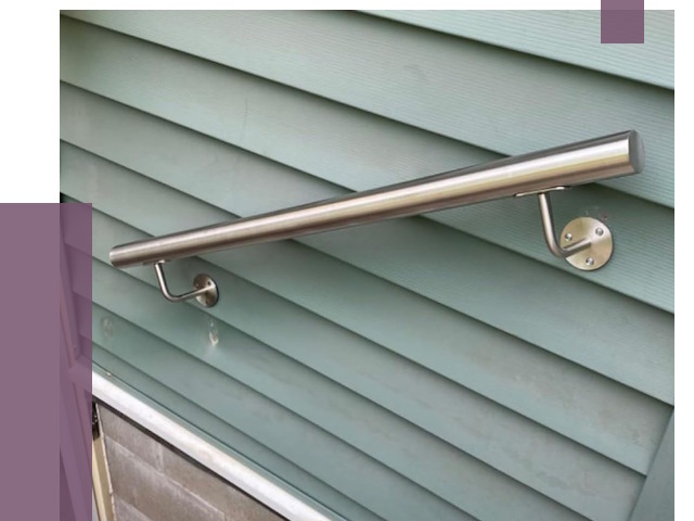 Поручни из нержавеющей стали в Тынде от 7708 руб.  | ПРОЛЁТ-Тнд